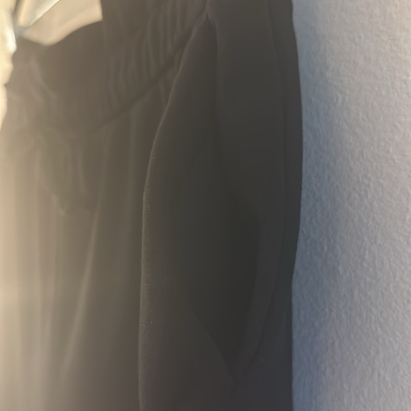 Express Paperbag Pants Black Womens Size Medium Pull On Style Wide Leg - Picture 5 of 13